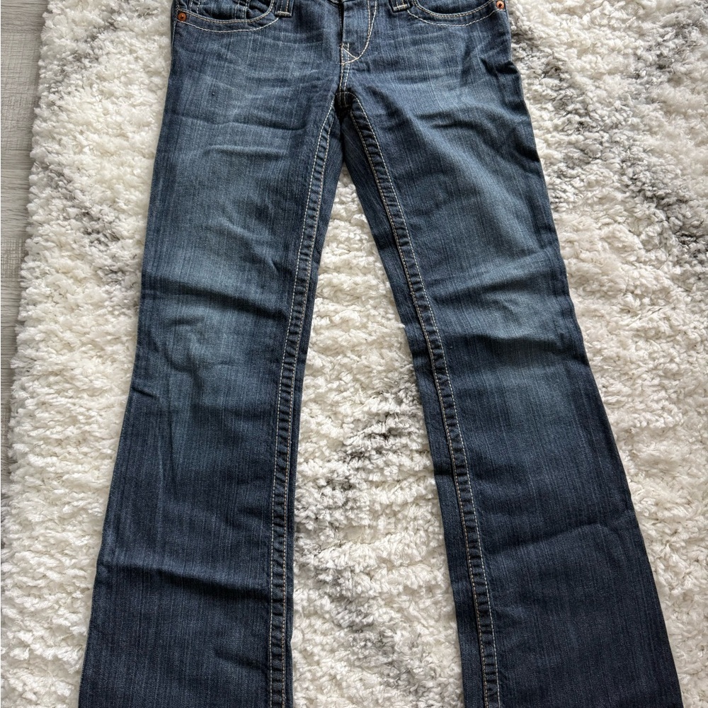 Big Star Women's Boot Cut Jeans in Deep Blue